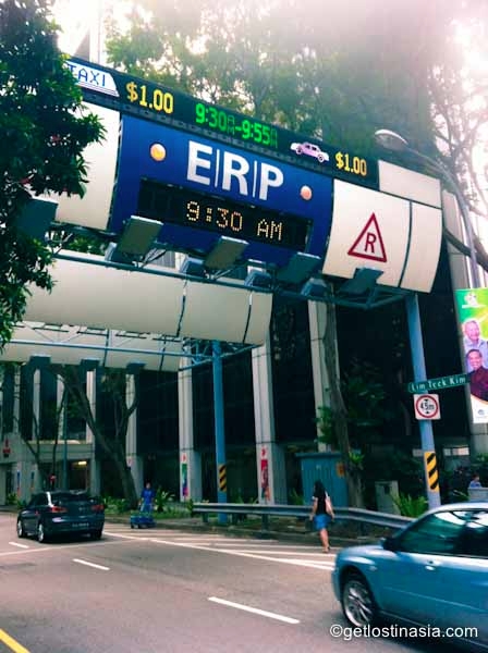 singapore ERP pay road